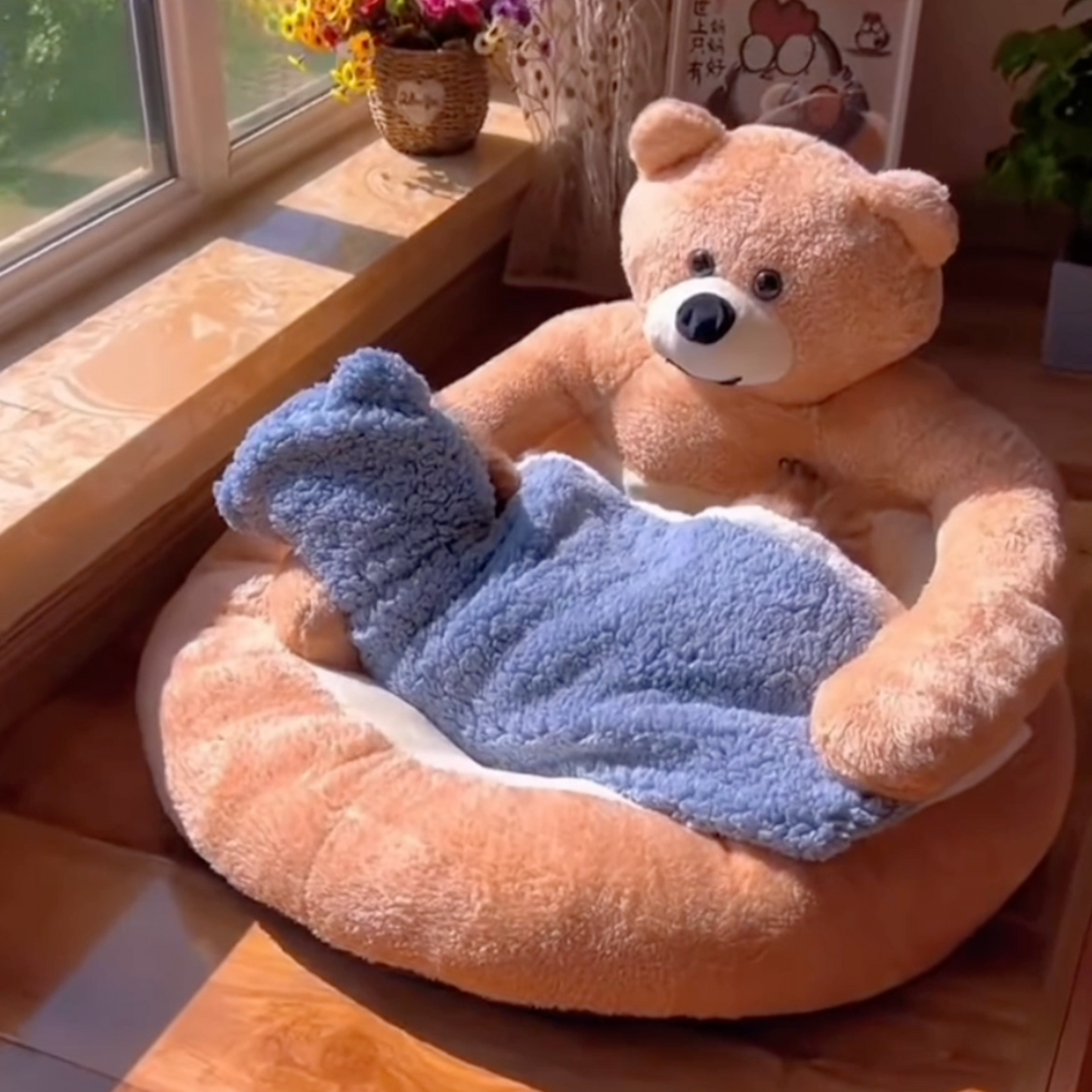 Chewie Cozy Bear Bed